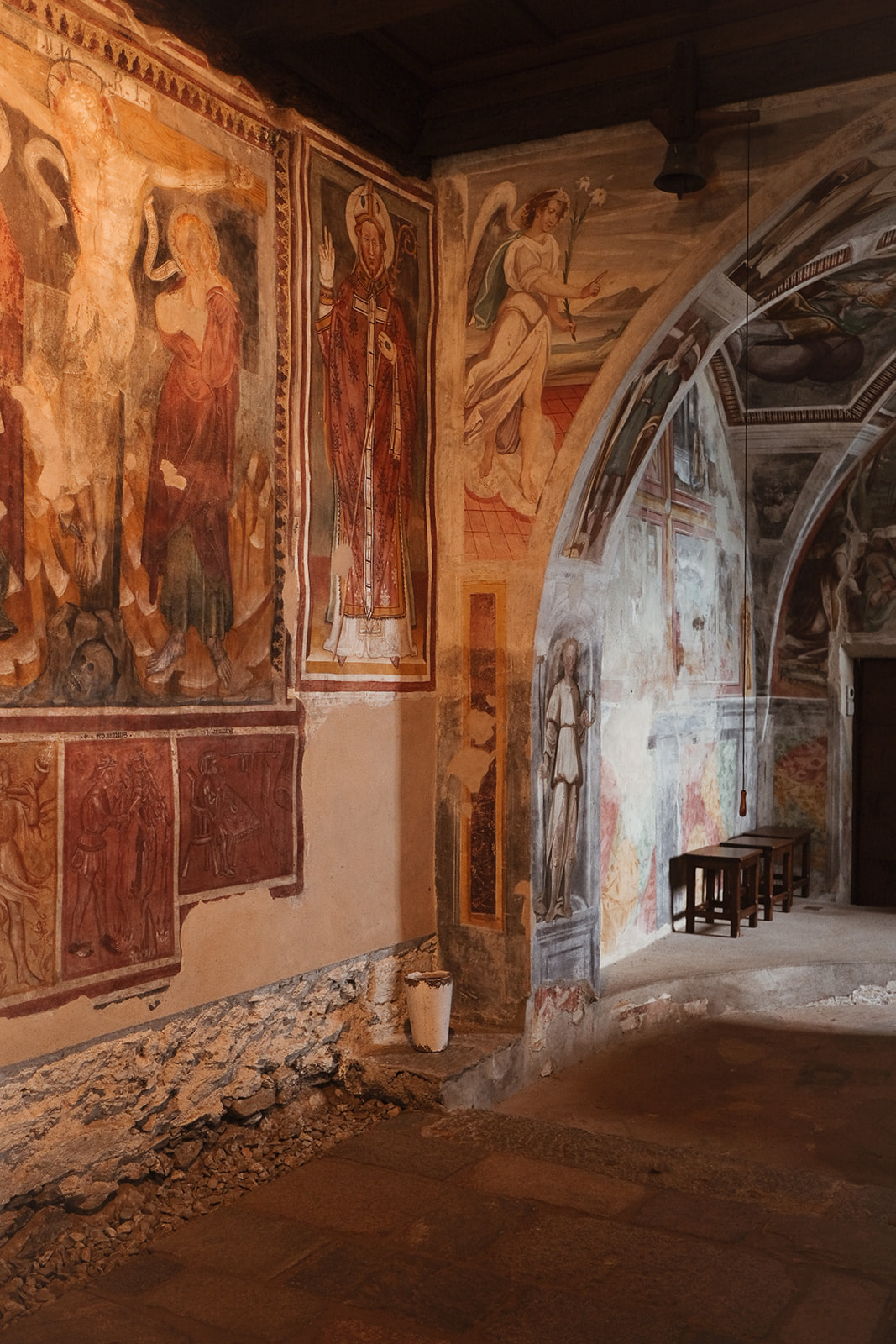 San Barnard Peintures eglise San Barnard Curzutt