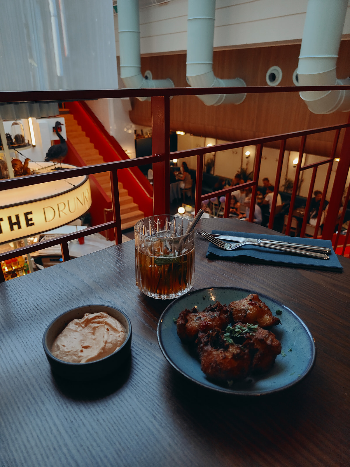 Strasbourg nourriture servie dans le restaurant Drunky Stork Social Club de Strasbourg