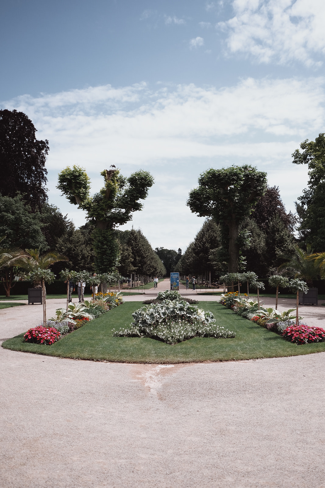 Strasbourg jardin dans le parc de l'orangerie a Strasbourg