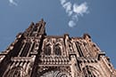 Cathedrale de Strasbourg dans le ciel